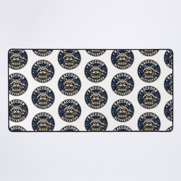 Item preview, Raccoon Mode Activated Gift - Cute designed and sold by RedRubyBubble.