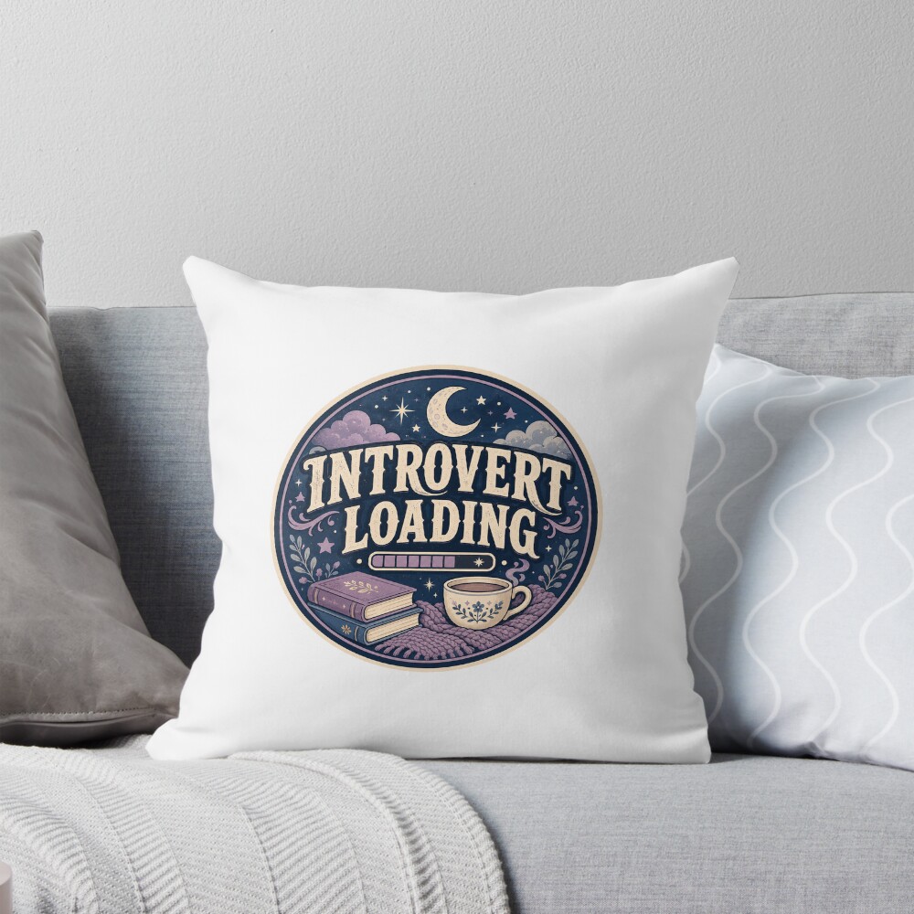 Item preview, Throw Pillow designed and sold by RedRubyBubble.