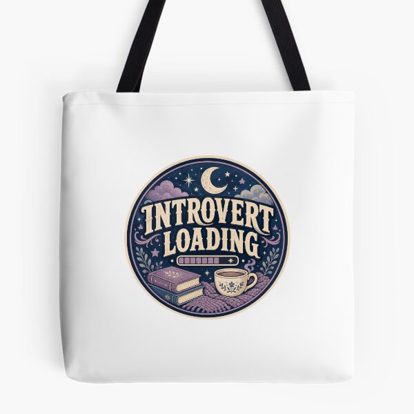 Item preview, Introvert Loading Gift - Introverted Person designed and sold by RedRubyBubble.