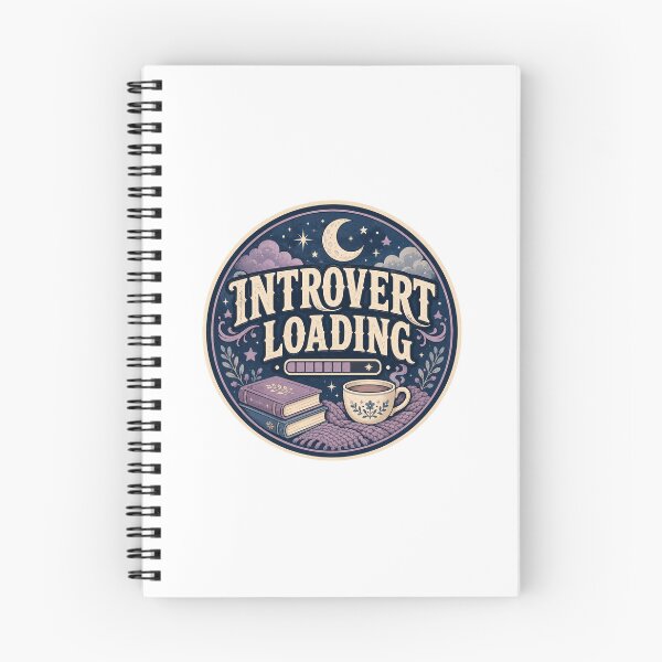Item preview, Introvert Loading Gift - Introverted Person designed and sold by RedRubyBubble.