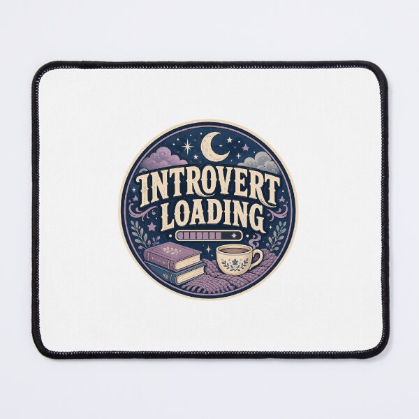Item preview, Introvert Loading Gift - Introverted Person designed and sold by RedRubyBubble.