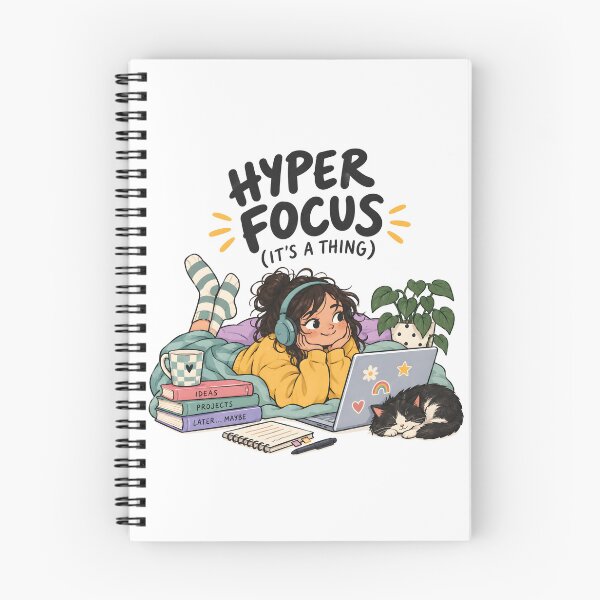 Item preview, ADHD Hyperfocus It’s a Thing Quote designed and sold by Marti’s Shop Corner.