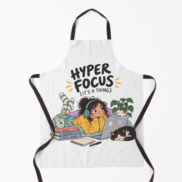 Item preview, ADHD Hyperfocus It’s a Thing Quote designed and sold by Marti’s Shop Corner.