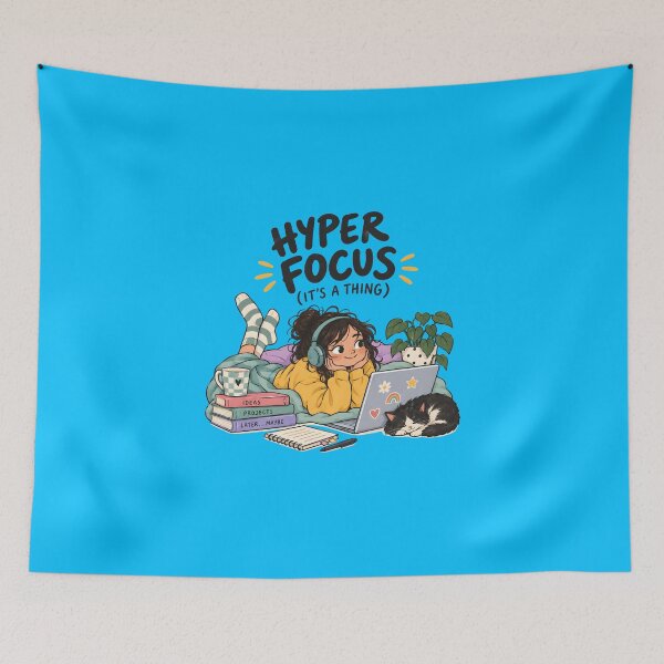 Item preview, ADHD Hyperfocus It’s a Thing Quote designed and sold by Marti’s Shop Corner.