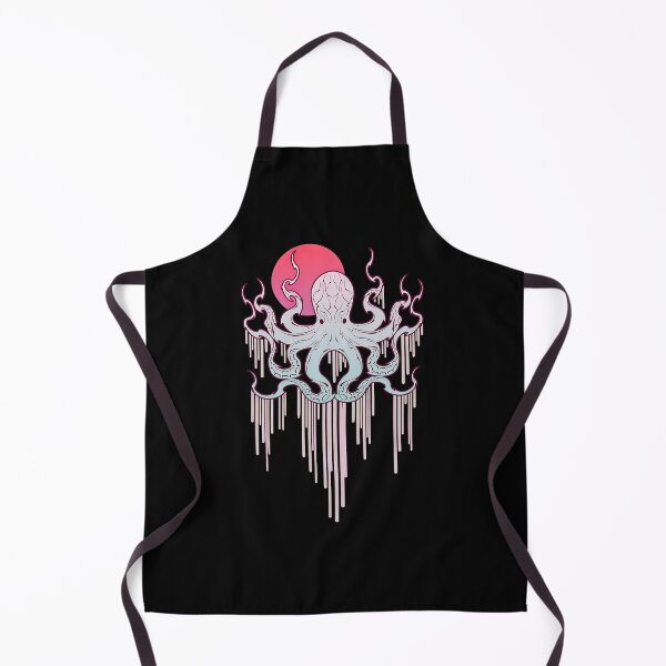 Item preview, Mystic Octopus Sunset Drip Illustration designed and sold by sotospor.