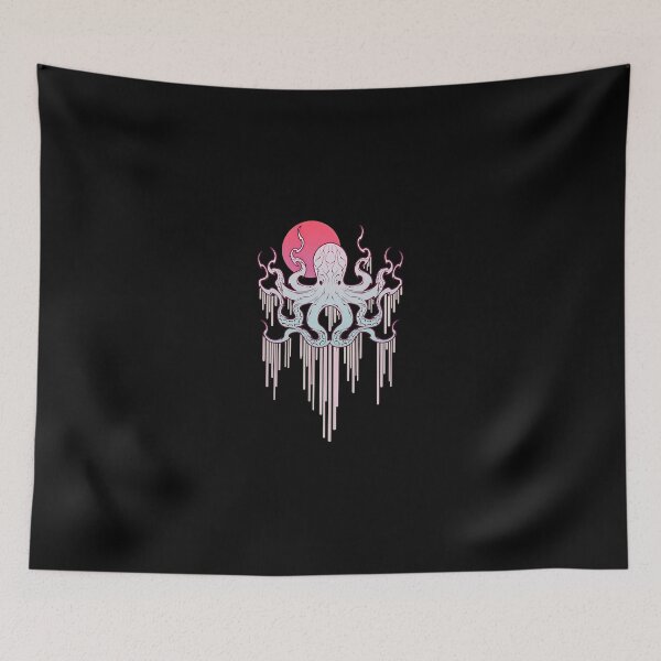Item preview, Mystic Octopus Sunset Drip Illustration designed and sold by sotospor.