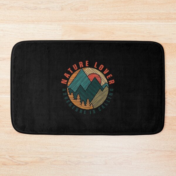Item preview, Nature Lover Mountains Adventure Calling Retro Sun Design designed and sold by bezaperina.
