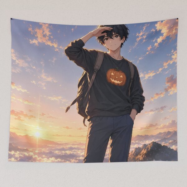 Item preview, Okumura Eiji Banana Fish Halloween Mountain Sunrise designed and sold by SolenneAzur.