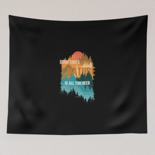 Item preview, Nature Outdoors Forest Sunset Text Graphic designed and sold by andrasmar.