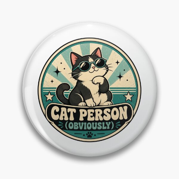 Item preview, Cat Person Gift - Obviously designed and sold by RedRubyBubble.