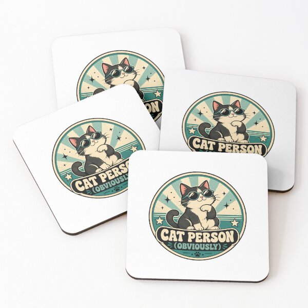 Item preview, Cat Person Gift - Obviously designed and sold by RedRubyBubble.