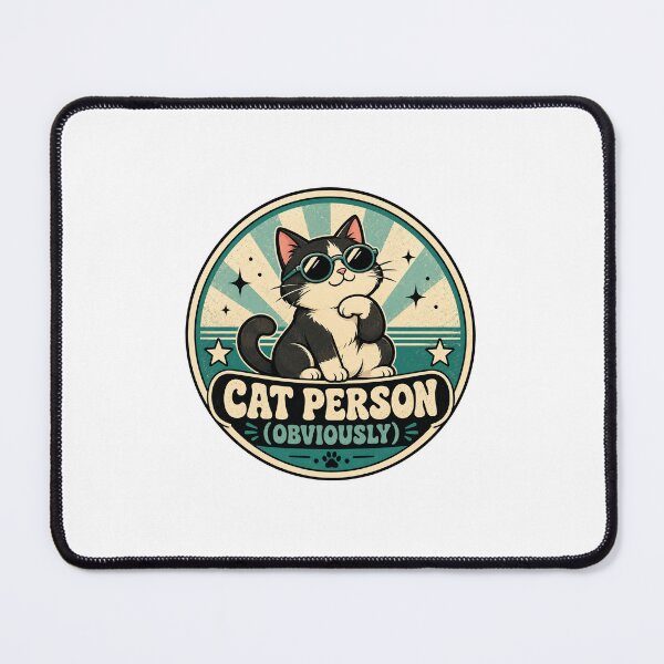 Item preview, Cat Person Gift - Obviously designed and sold by RedRubyBubble.