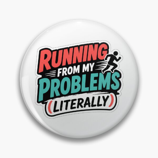 Item preview, Running Gift - From My Problems Literally designed and sold by RedRubyBubble.
