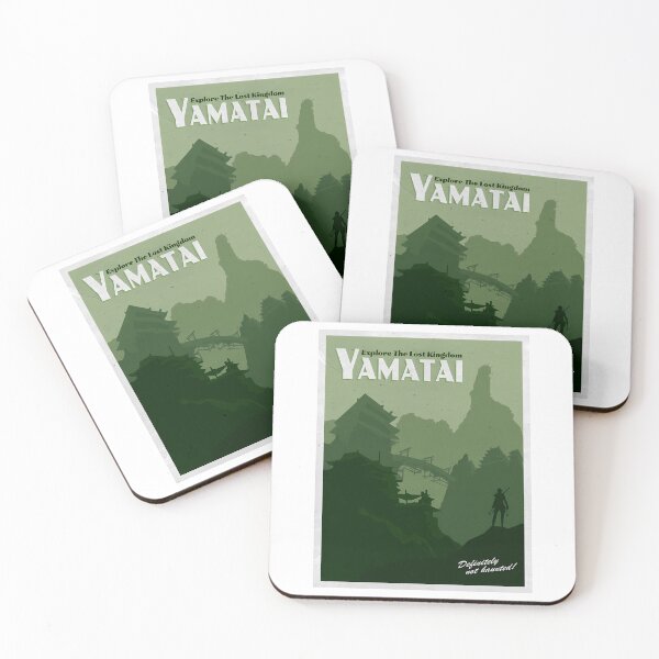 Item preview, Explore Yamatai Vintage Travel Poster designed and sold by kohlbeckv.