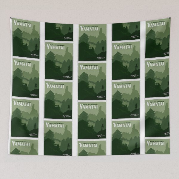 Item preview, Explore Yamatai Vintage Travel Poster designed and sold by kohlbeckv.