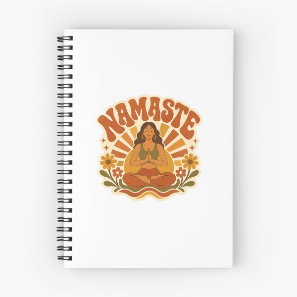 Item preview, Retro Yoga Gift - 70s designed and sold by RedRubyBubble.