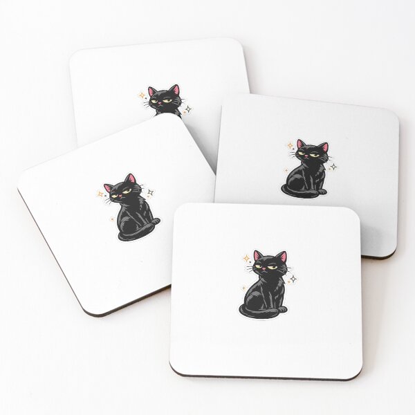 Item preview, Black Cat Gift - Witchy Tarot designed and sold by RedRubyBubble.