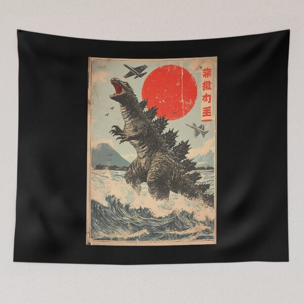 Item preview,  Gojira Wrath Of The Mountain Kaiju Destruction Game Godzilla 6 designed and sold by den-design1204.