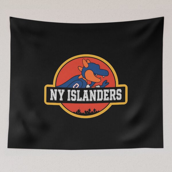Item preview, NY Islanders Dragon Retro Emblem  designed and sold by Chervonnhomas.