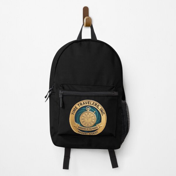 Item preview, Time Travelers Inc Travel Agent - Employee of the Month Fake Badge designed and sold by RogueSquirrels.