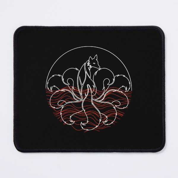 Item preview, Nine Tailed Fox Spirit Line Art designed and sold by wyrichbosle.
