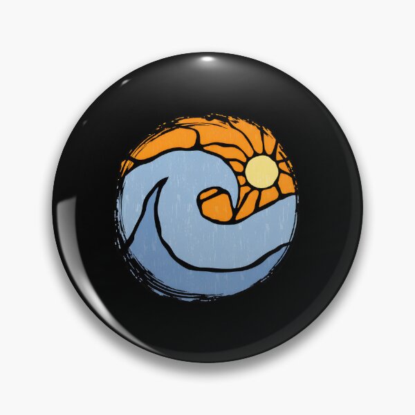 Item preview, Ocean Wave Sun Circle Artistic Brushstroke designed and sold by sotospor.