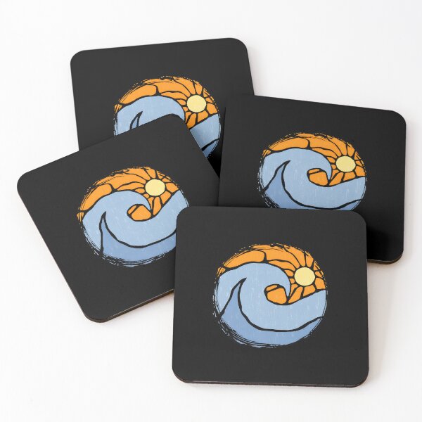 Item preview, Ocean Wave Sun Circle Artistic Brushstroke designed and sold by sotospor.