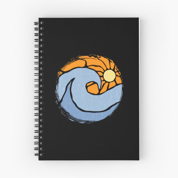 Item preview, Ocean Wave Sun Circle Artistic Brushstroke designed and sold by sotospor.