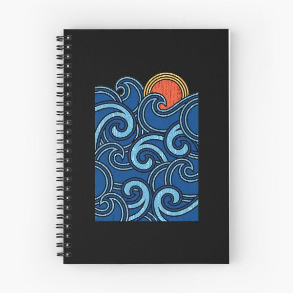 Item preview, Ocean Waves Sunset Gradient Circle Graphic designed and sold by fetzrolfs.