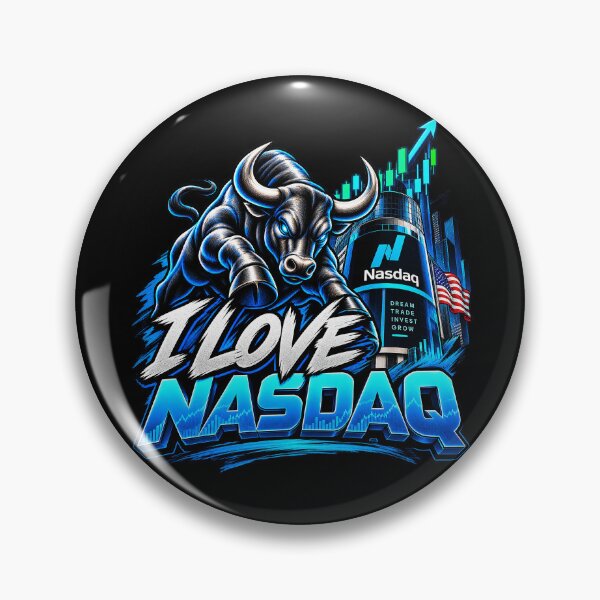Item preview, I Love Nasdaq Stock Market Bull designed and sold by NOVYXEL.