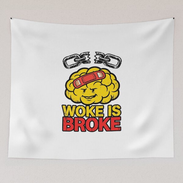 Item preview, Woke is Broke designed and sold by GeeklyShirts.