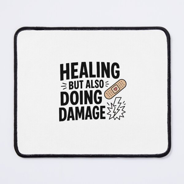 Item preview, Funny Gift - Healing But Also Doing Damage designed and sold by RedRubyBubble.