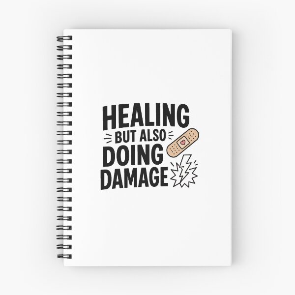 Item preview, Funny Gift - Healing But Also Doing Damage designed and sold by RedRubyBubble.