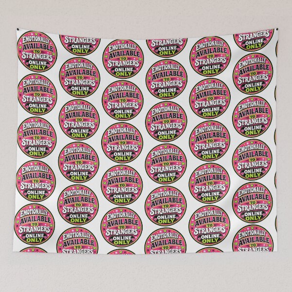 Item preview, Emotionally Available Gift - To Strangers Online Only designed and sold by RedRubyBubble.