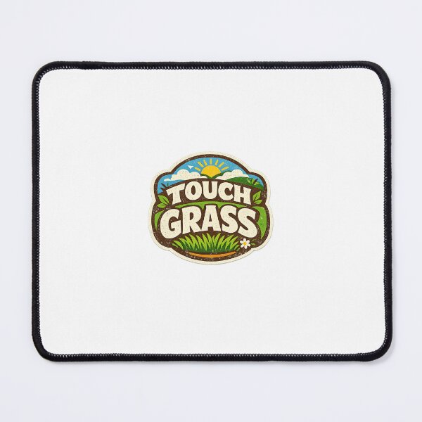 Item preview, Touch Grass Gift designed and sold by RedRubyBubble.