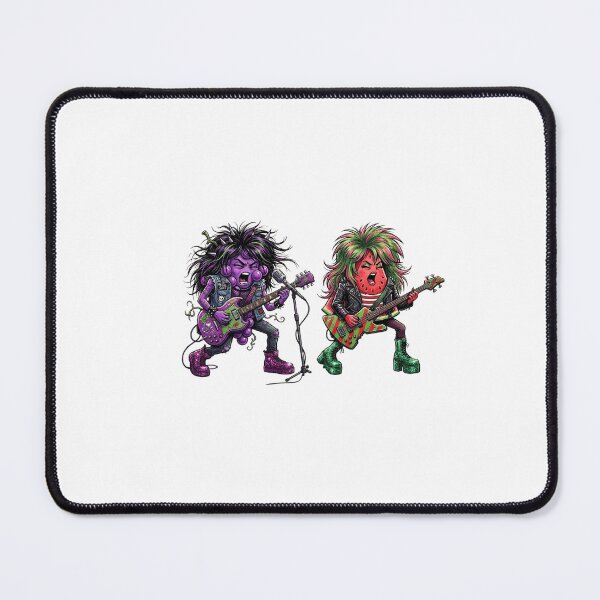 Item preview, Grape and Watermelon Fruit Punk Rock Band Digital IllustrationGrape and Watermelon Fruit Punk Rock  designed and sold by TheModernMuslimchibi&more .
