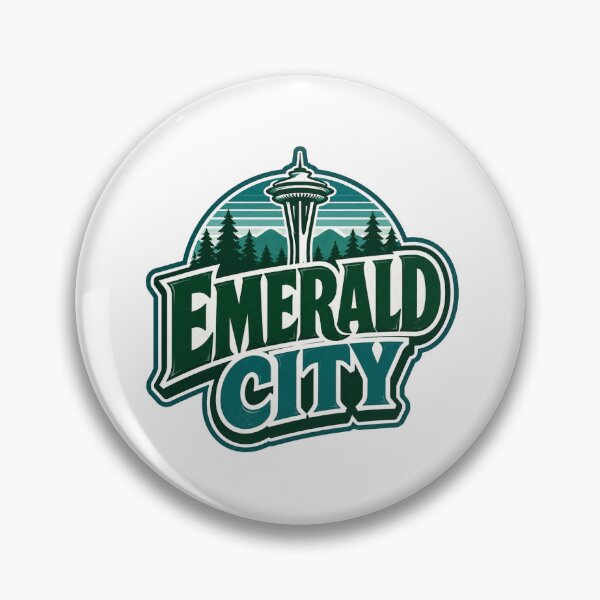 Item preview, Emerald City Gift - Seattle Space Needle designed and sold by RedRubyBubble.
