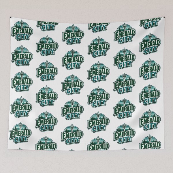 Item preview, Emerald City Gift - Seattle Space Needle designed and sold by RedRubyBubble.