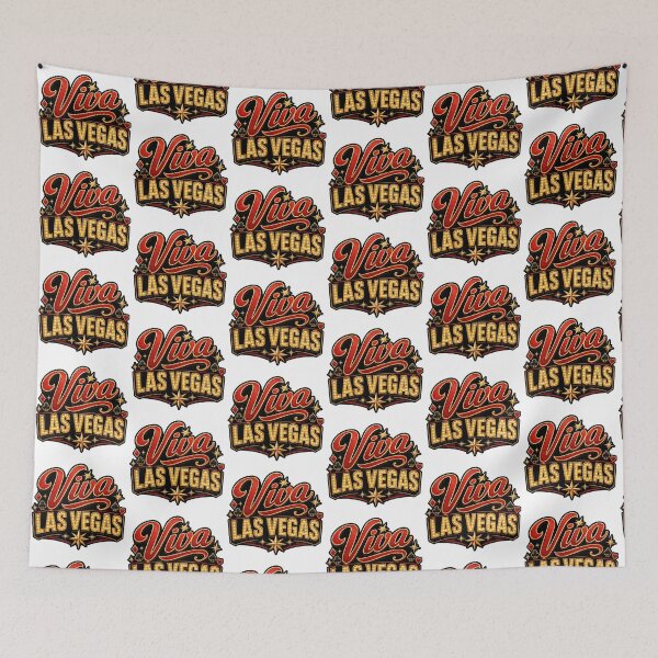 Item preview, Viva Las Vegas Gift - Retro Typography designed and sold by RedRubyBubble.