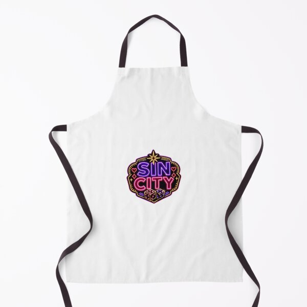 Item preview, Las Vegas Gift - Sin City Neon Retro designed and sold by RedRubyBubble.