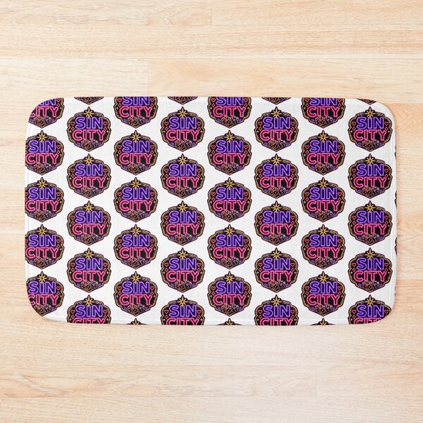 Item preview, Las Vegas Gift - Sin City Neon Retro designed and sold by RedRubyBubble.