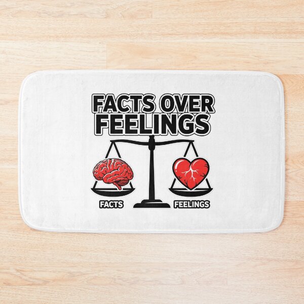 Item preview, Facets Over Feelings designed and sold by GeeklyShirts.