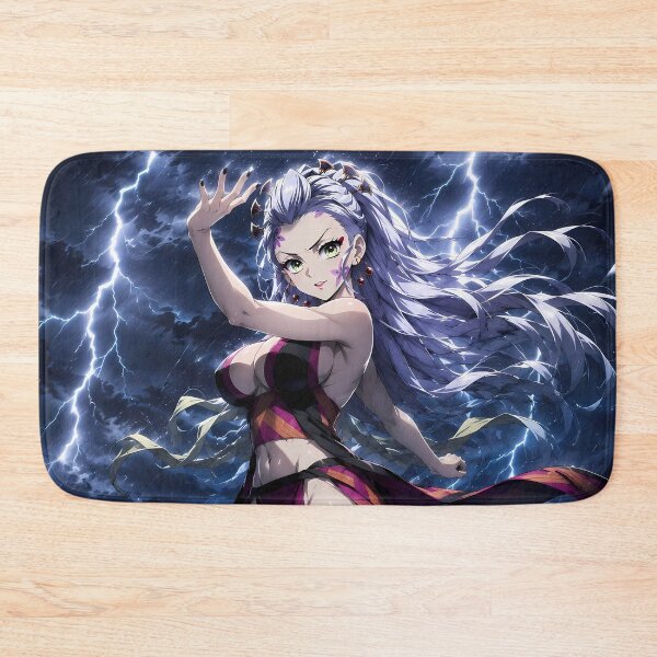 Item preview, Daki Demon Slayer Stormy Mountain Night Beneath Flashing Skies designed and sold by SolenneAzur.