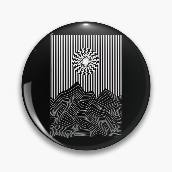 Item preview, Optical Illusion Vortex Mountains Abstract Art designed and sold by helencacu.