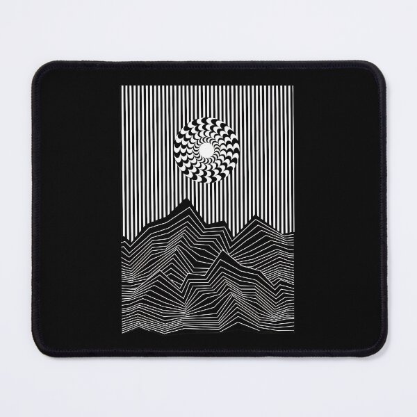 Item preview, Optical Illusion Vortex Mountains Abstract Art designed and sold by helencacu.