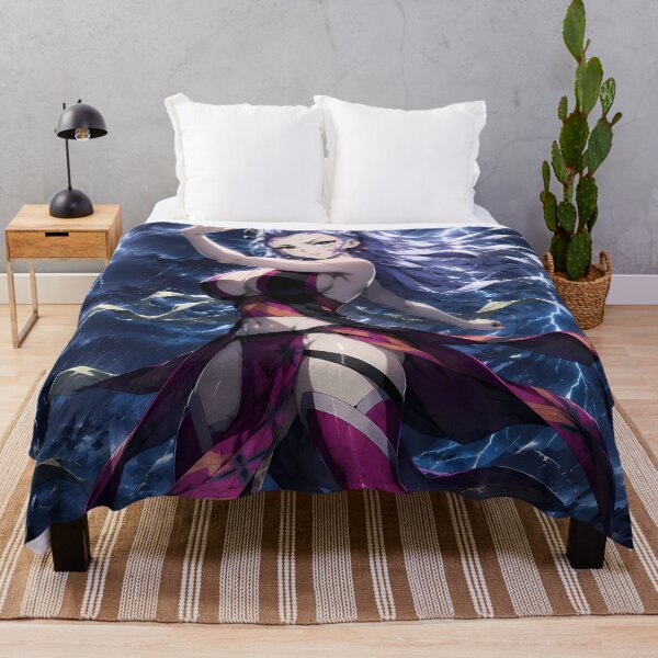 Item preview, Daki Demon Slayer Stormy Mountain Night Beneath Flashing Skies designed and sold by SolenneAzur.