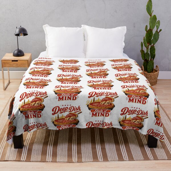 Item preview, Deep Dish Gift - State of Mind Chicago designed and sold by RedRubyBubble.