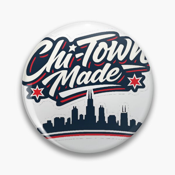 Item preview, Chi Town Gift - Chi-Town Made Chicago designed and sold by RedRubyBubble.