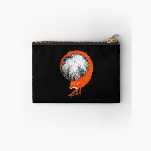 Item preview, Orange Fox Moon Brushstroke Art designed and sold by sotospor.