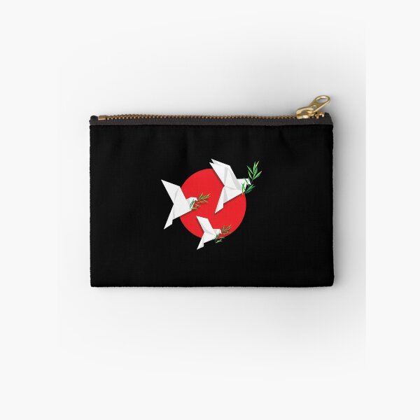 Item preview, Origami Peace Doves with Olive Branches on Red Circle designed and sold by andrasmar.